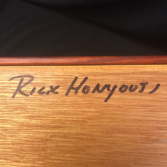 Rick Honyouti Hopi Sunface Wooden Box with Lid - Picture 10 of 10